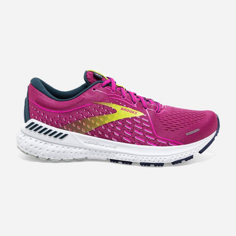 Brooks Adrenaline Gts 21 Hardloopschoenen voor Dames Roze (YZXAN-4021)